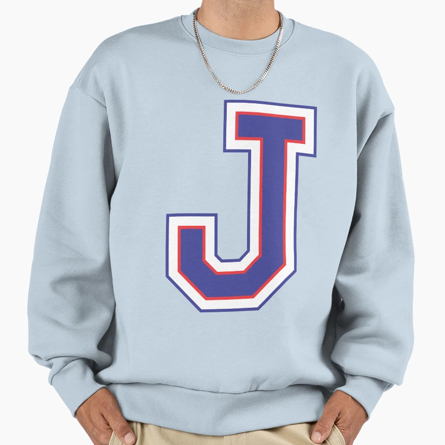 Alphabet J Sweatshirt - Streetwear Style for Adults - T-Shirt, Sweatshirt, Hoodie