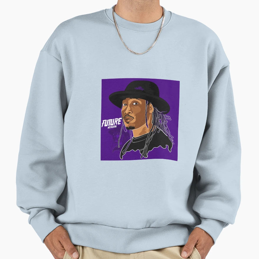 Future Hendrix Sweatshirt - Minimalist Print for Adults - T-Shirt, Sweatshirt, Hoodie