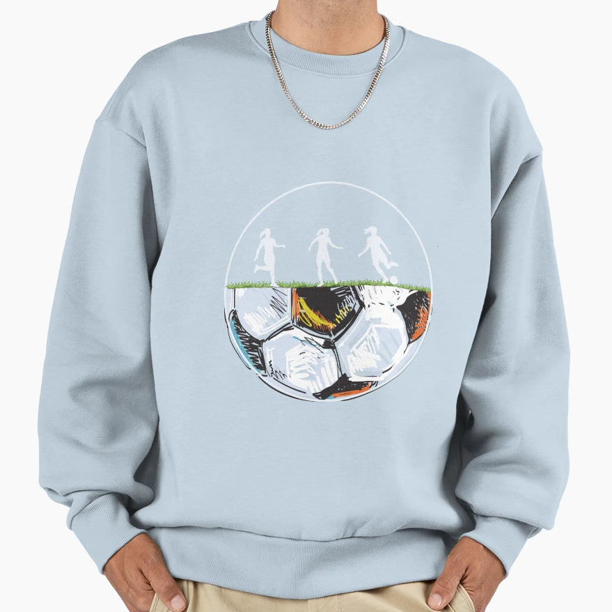Soccer Fans Sweatshirt - Graphic Print for Adults - T-Shirt, Sweatshirt, Hoodie
