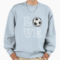 Copy Kickin It Love Soccer Passion Sweatshirt - Trendy Graphic Unisex - T-Shirt, Sweatshirt, Hoodie