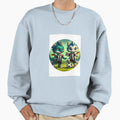 Dragons Playing Football Sweatshirt - Minimalist Print for Adults - T-Shirt, Sweatshirt, Hoodie