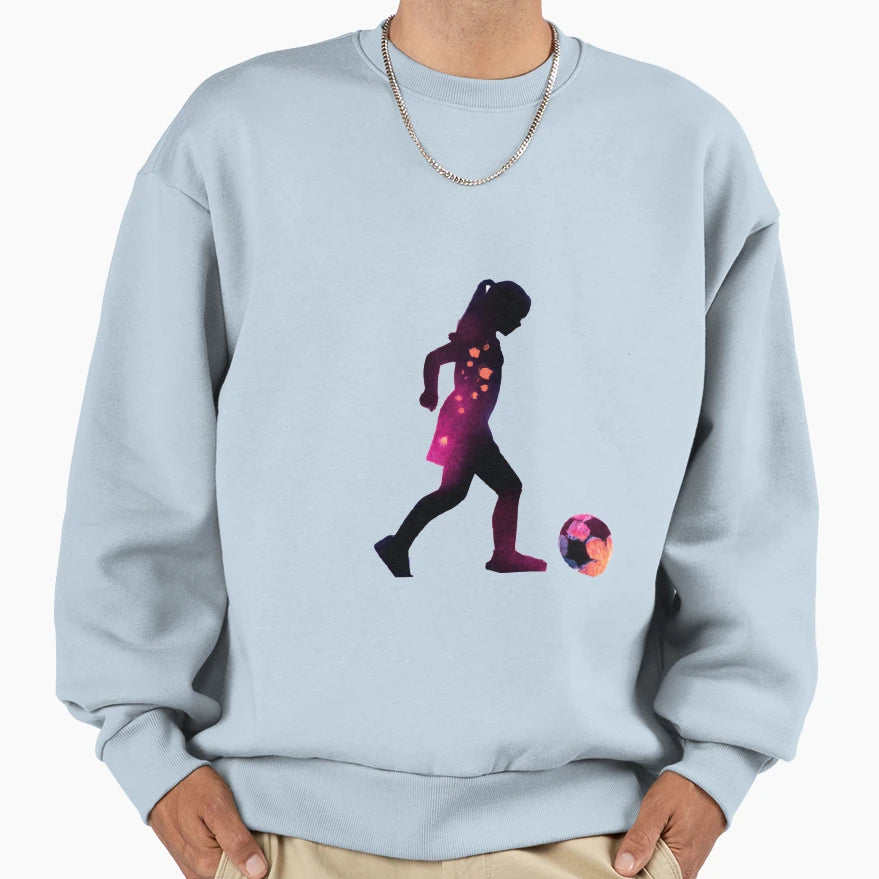 Soccer Football Art Sweatshirt - Casual Everyday Wear Men Women - T-Shirt, Sweatshirt, Hoodie