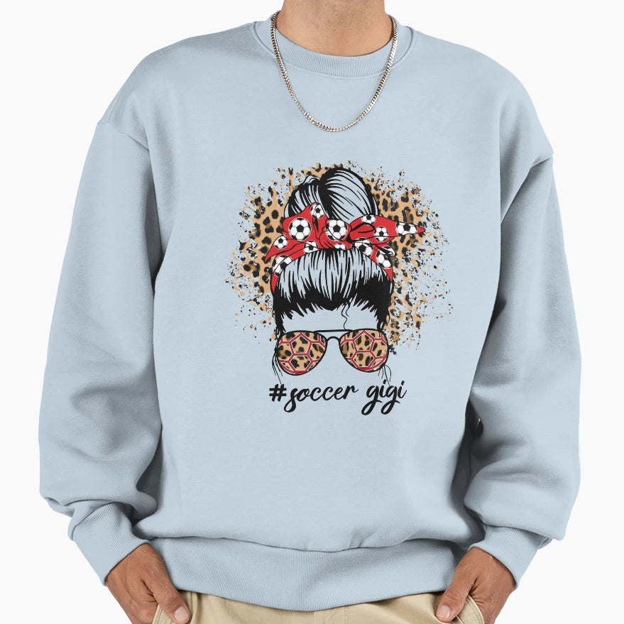 Soccer Gigi Sweatshirt - Trendy Graphic for Adults - T-Shirt, Sweatshirt, Hoodie