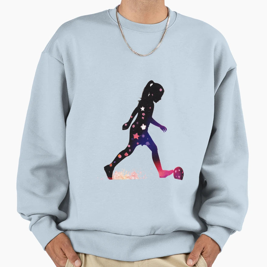 Soccer Football Art Sweatshirt - Fun Novelty Design Men Women - T-Shirt, Sweatshirt, Hoodie