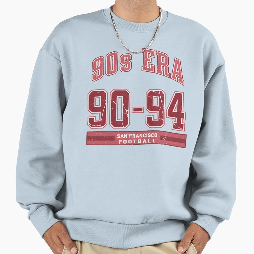 San Francisco Football 90S Era 1990 1994 Sweatshirt - Graphic Print Unisex - T-Shirt, Sweatshirt, Hoodie