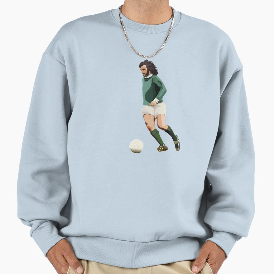 George Best Sweatshirt - Fun Novelty Design for Adults - T-Shirt, Sweatshirt, Hoodie