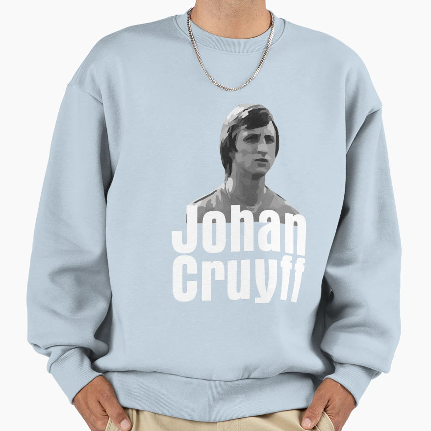 Johan Cruyff Fan Art Sweatshirt - Trendy Graphic Men Women - T-Shirt, Sweatshirt, Hoodie