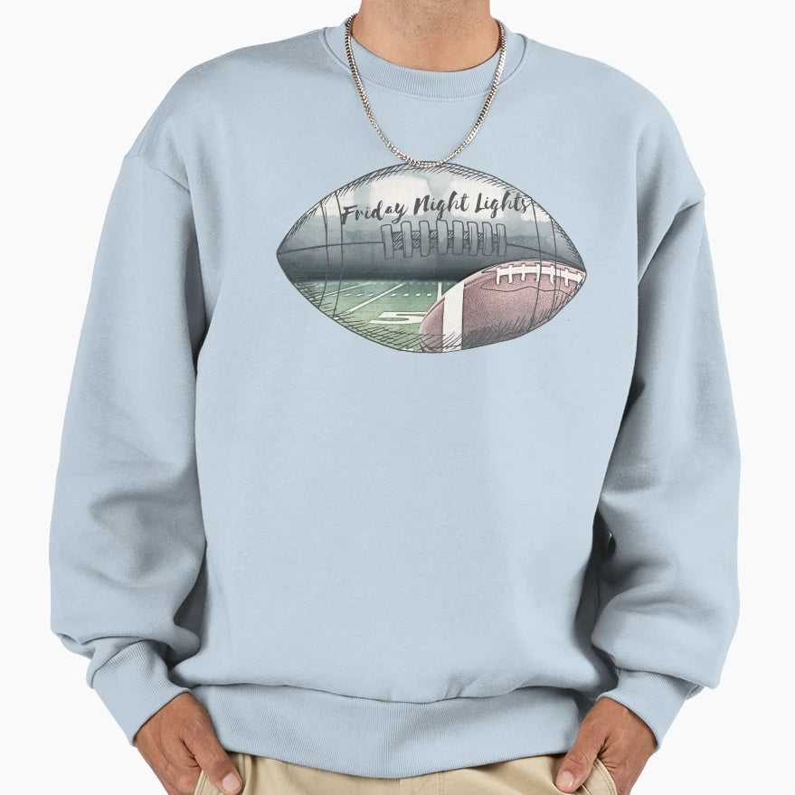 Friday Night Lights Sweatshirt - Aesthetic Graphic Men Women - T-Shirt, Sweatshirt, Hoodie