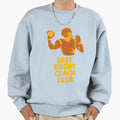 Best Rugby Coach Ever Sweatshirt - Unique Graphic Men Women - T-Shirt, Sweatshirt, Hoodie