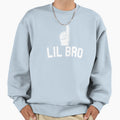 Number One Lil Bro Sweatshirt - Aesthetic Graphic Men Women - T-Shirt, Sweatshirt, Hoodie