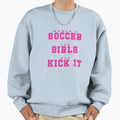 Womens Soccer Who Kick It Sports Slogan T-Shirt - Streetwear Style Unisex - T-Shirt, Sweatshirt, Hoodie