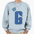 Blue Letter G Sweatshirt - Trendy Graphic Men Women - T-Shirt, Sweatshirt, Hoodie