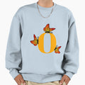Letter O Alphabet Monogram Butterfly Sweatshirt - Graphic Print Men Women - T-Shirt, Sweatshirt, Hoodie
