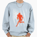Americam Football Usa American Flag T-Shirt - Fun Novelty Design Unisex - T-Shirt, Sweatshirt, Hoodie