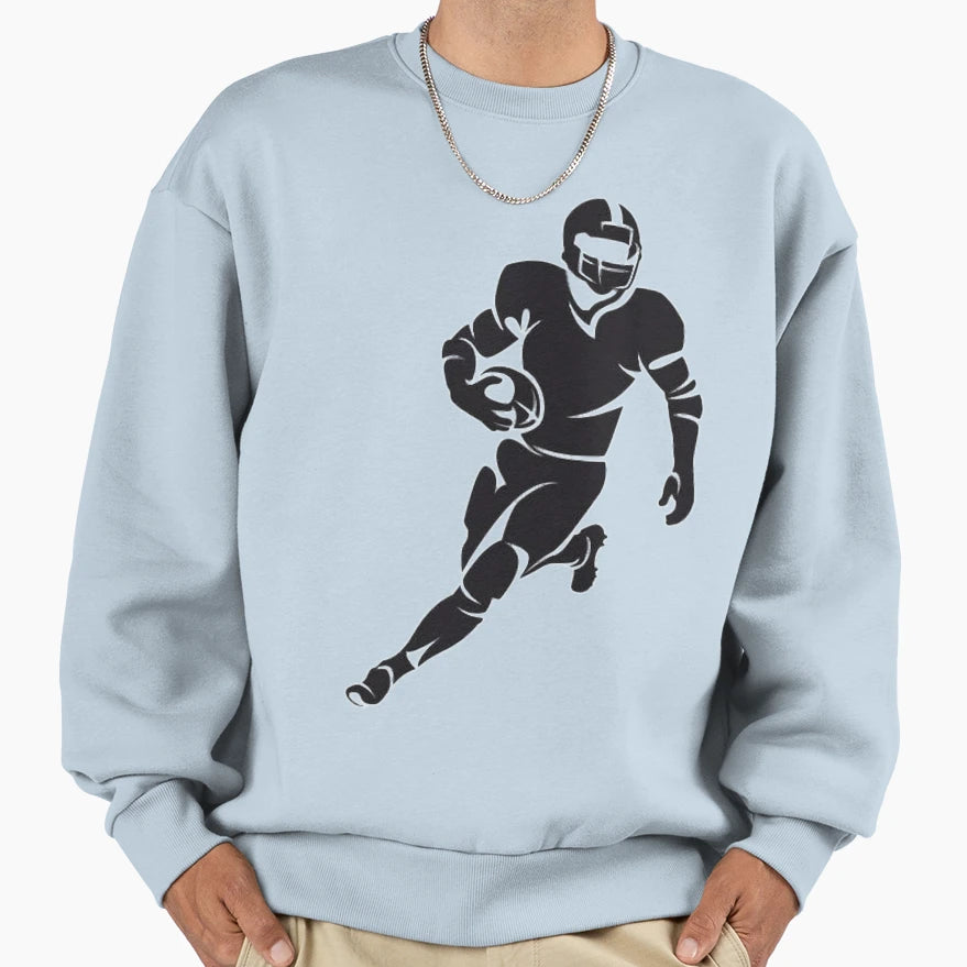 Super Bowl American Football Nfl Sweatshirt - Minimalist Print Men Women - T-Shirt, Sweatshirt, Hoodie