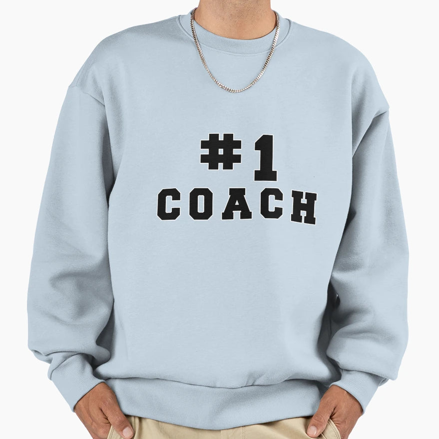 To Coach Finstock Sweatshirt - Minimalist Print Men Women - T-Shirt, Sweatshirt, Hoodie