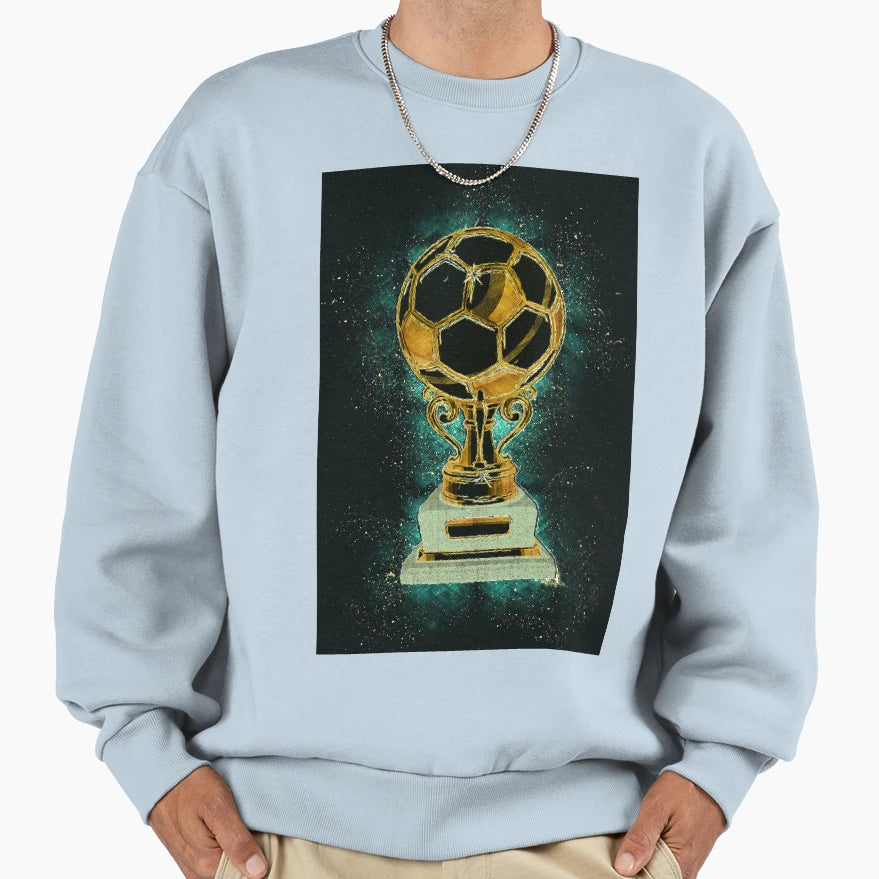 Abstract Football Trophy Artwork All Sweatshirt - Trendy Graphic Men Women - T-Shirt, Sweatshirt, Hoodie