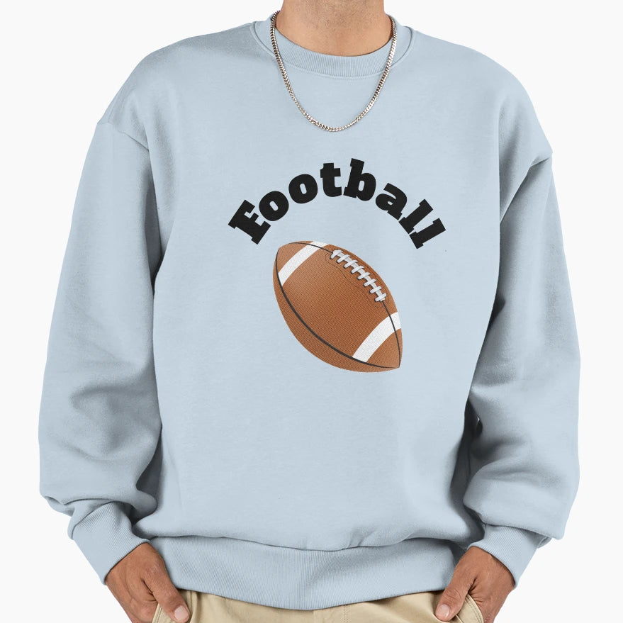 American Football Rugby Sweatshirt - Custom Art Print Unisex - T-Shirt, Sweatshirt, Hoodie