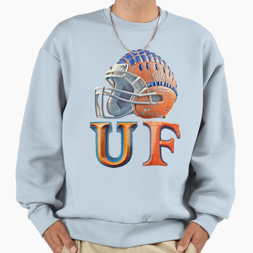 Florida Alligator Skin Logo Sweatshirt - Minimalist Print Men Women - T-Shirt, Sweatshirt, Hoodie