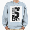 Seniors 2024 Sweatshirt - Novelty Apparel for Adults - T-Shirt, Sweatshirt, Hoodie