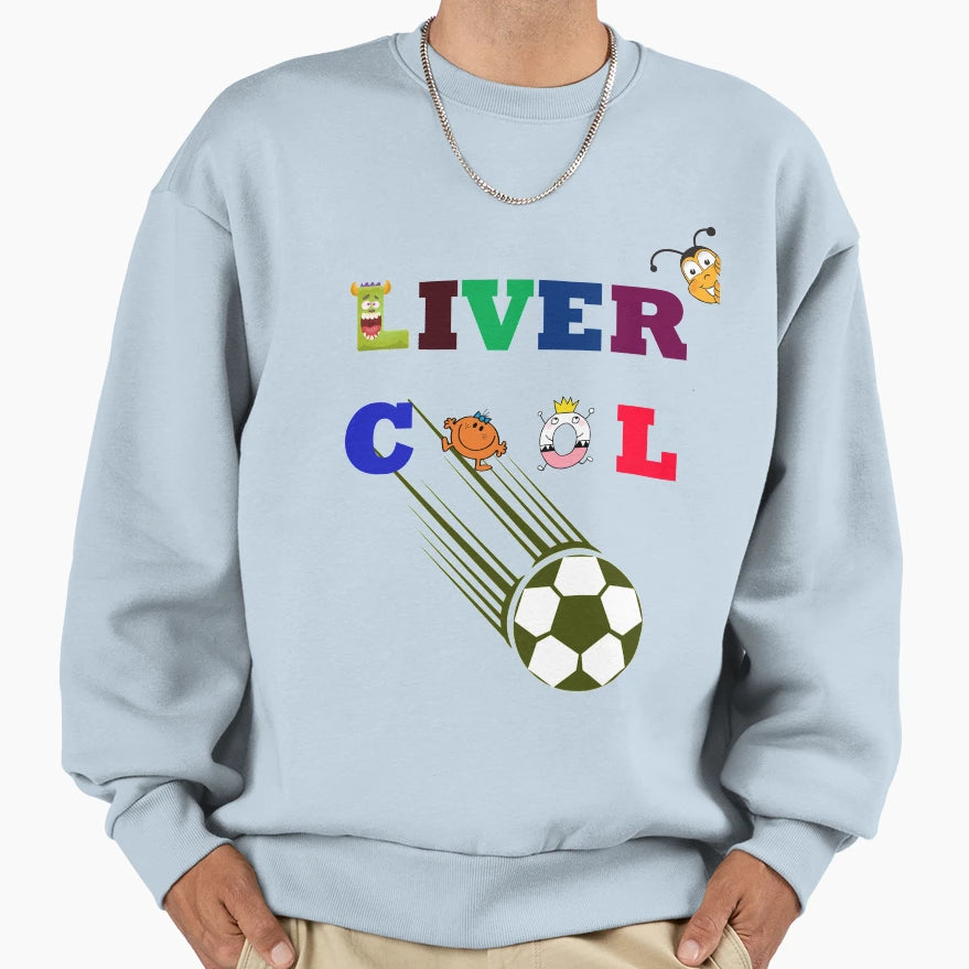 Livercool Sweatshirt - Custom Art Print Unisex - T-Shirt, Sweatshirt, Hoodie