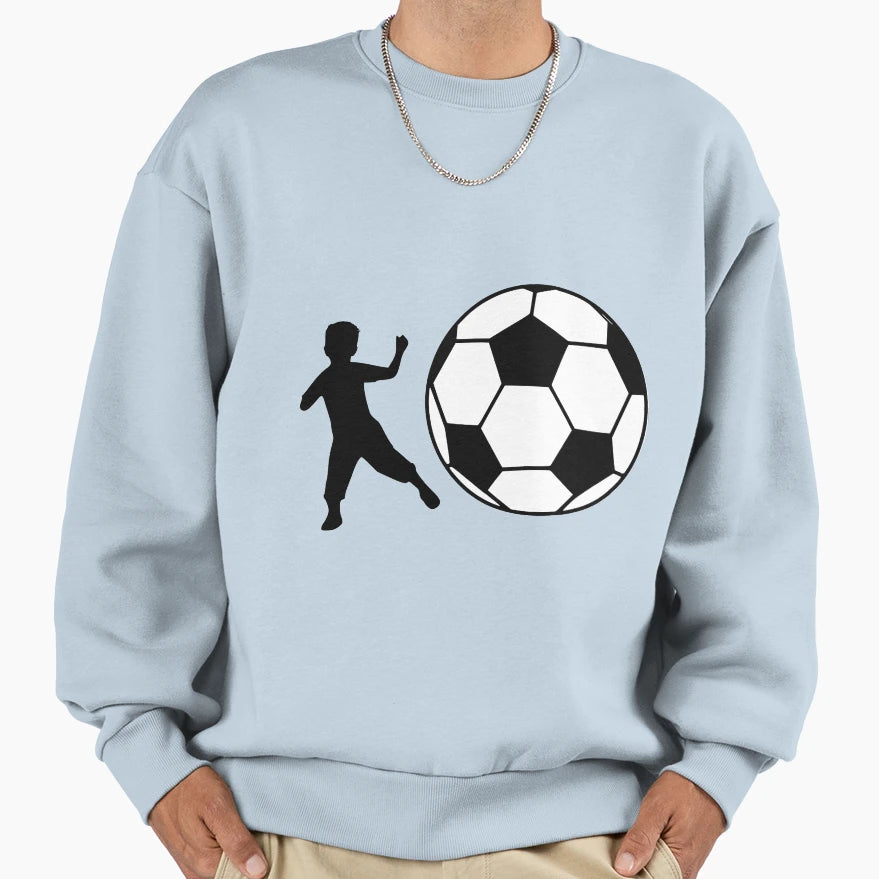 Footbal Sweatshirt - Casual Everyday Wear Men Women - T-Shirt, Sweatshirt, Hoodie