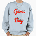 Red And White Game Day Sweatshirt - Graphic Print Men Women - T-Shirt, Sweatshirt, Hoodie