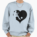 Football Heart Sweatshirt - Trendy Graphic for Adults - T-Shirt, Sweatshirt, Hoodie