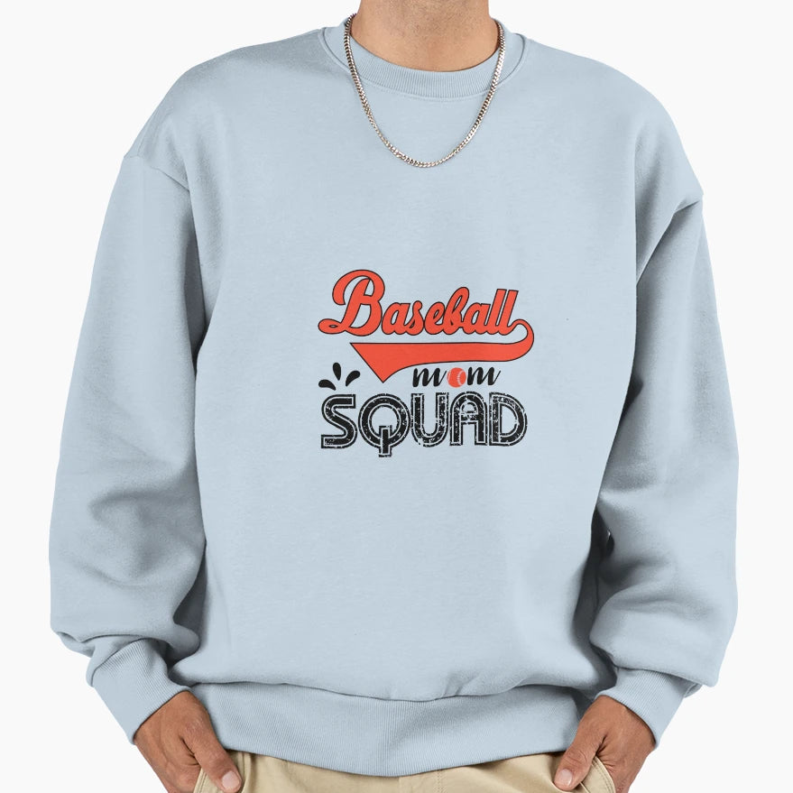 Baseball Mom Squad Gift Sweatshirt - Fun Novelty Design Unisex - T-Shirt, Sweatshirt, Hoodie