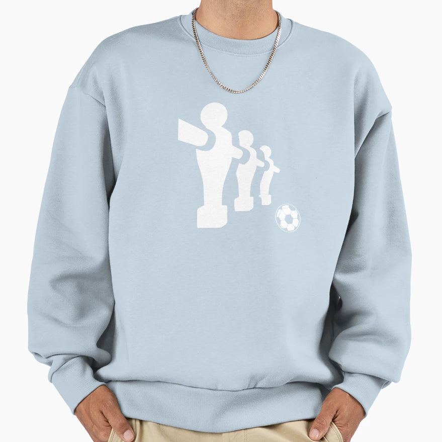 Table Football Kicker Table Player Sweatshirt - Graphic Print Men Women - T-Shirt, Sweatshirt, Hoodie