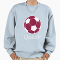 Football Fans Qatar Sweatshirt - Graphic Print for Adults - T-Shirt, Sweatshirt, Hoodie