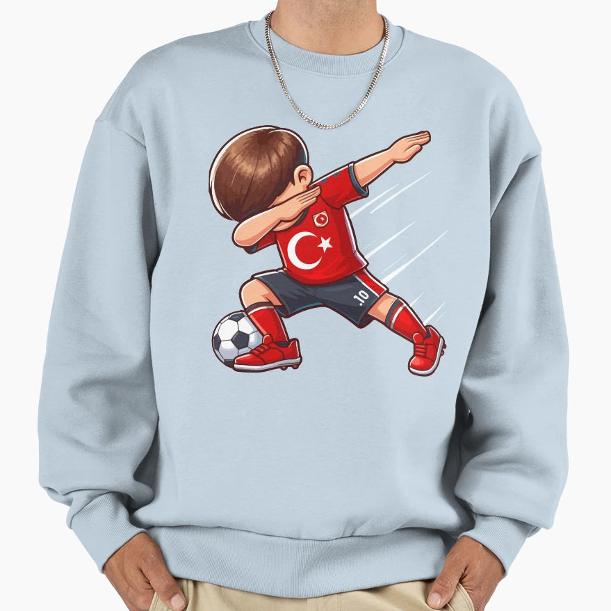 Turkish Dab Turkey Jersy Football Sweatshirt - Novelty Apparel Unisex - T-Shirt, Sweatshirt, Hoodie