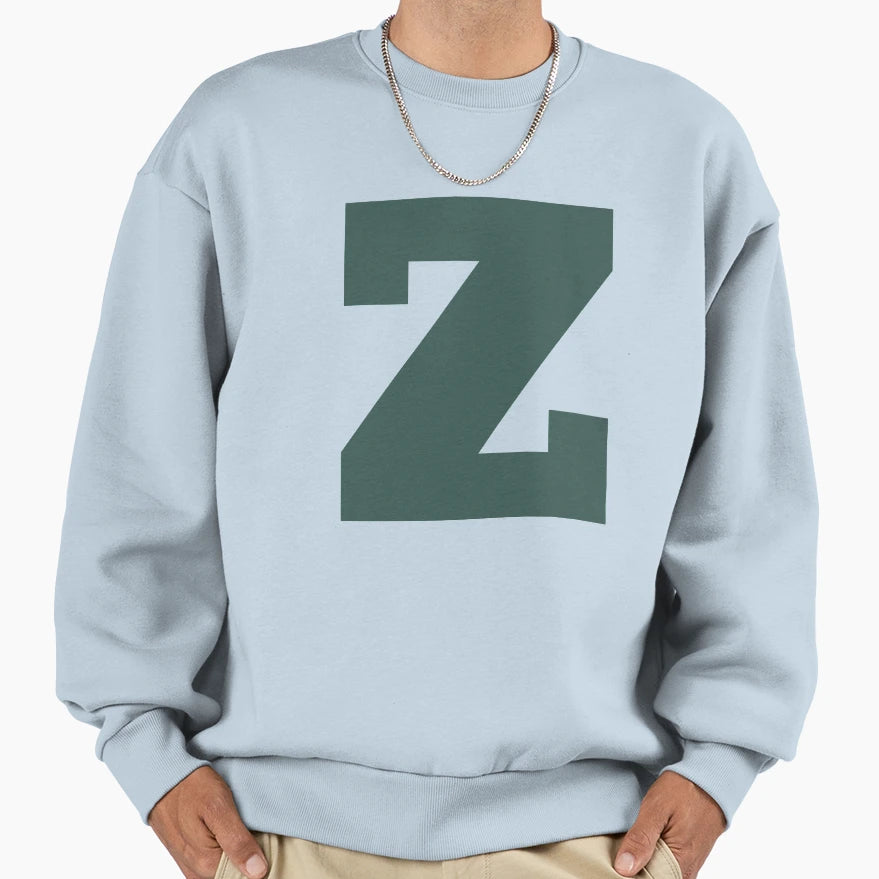 Z Slab Serif Sweatshirt - Unique Graphic Men Women - T-Shirt, Sweatshirt, Hoodie