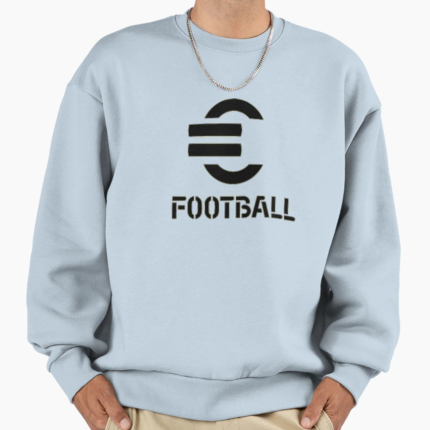 Efootball Black Sweatshirt - Unique Graphic for Adults - T-Shirt, Sweatshirt, Hoodie