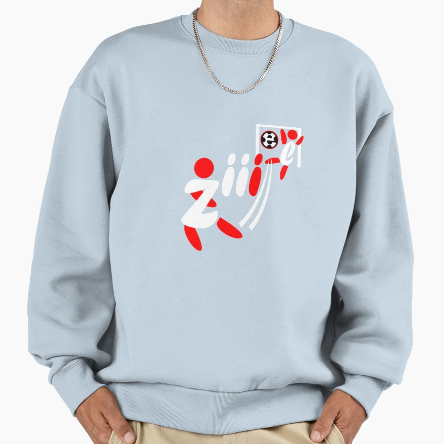 Football Goal Sport Goal Team Sweatshirt - Unique Graphic Men Women - T-Shirt, Sweatshirt, Hoodie