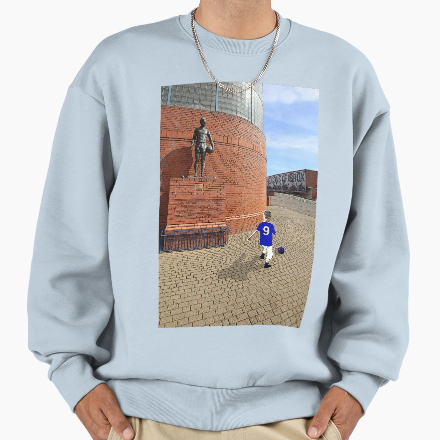 Rangers John Greig Legend Sweatshirt - Fun Novelty Design for Adults - T-Shirt, Sweatshirt, Hoodie