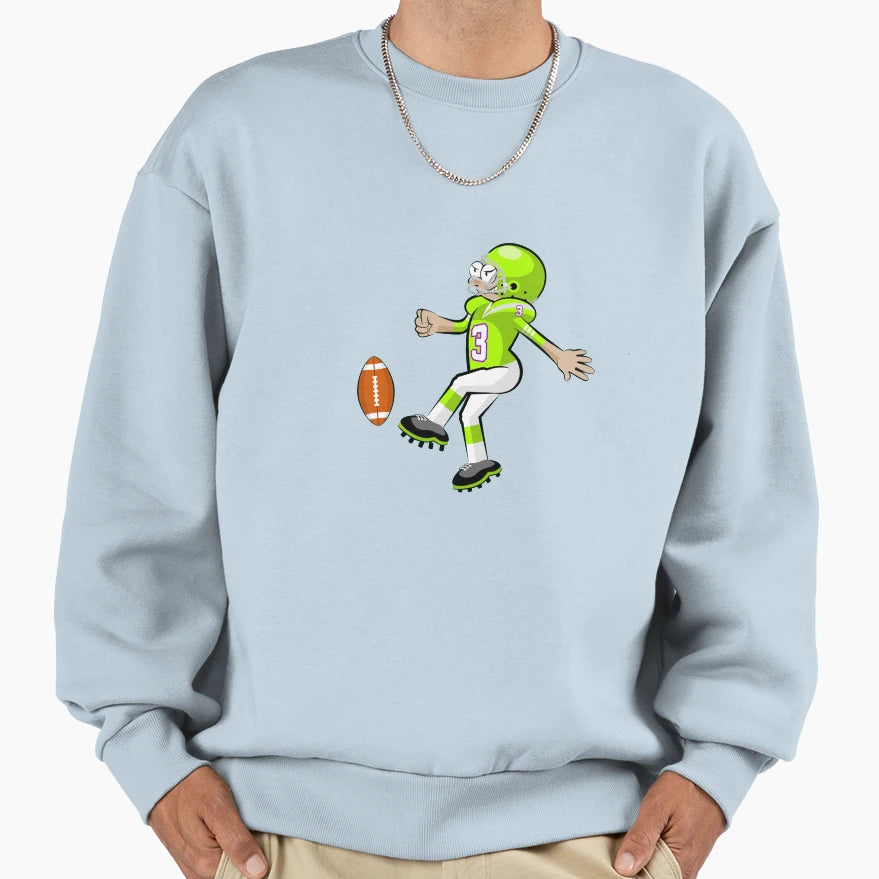 American Football Cartoon 10 41 Sweatshirt - Minimalist Print Men Women - T-Shirt, Sweatshirt, Hoodie