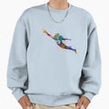 American Football Player Scoring Sweatshirt - Trendy Graphic for Adults - T-Shirt, Sweatshirt, Hoodie
