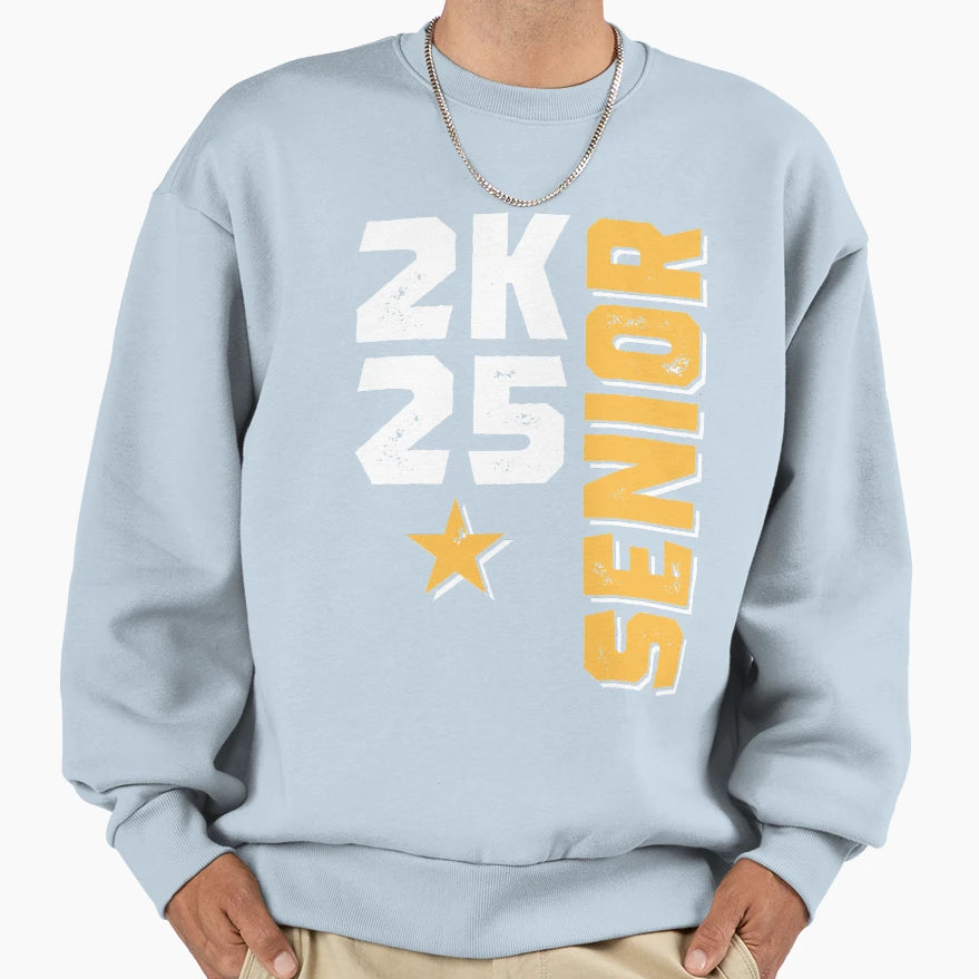 2025 Senior Sweatshirt - Aesthetic Graphic Unisex - T-Shirt, Sweatshirt, Hoodie