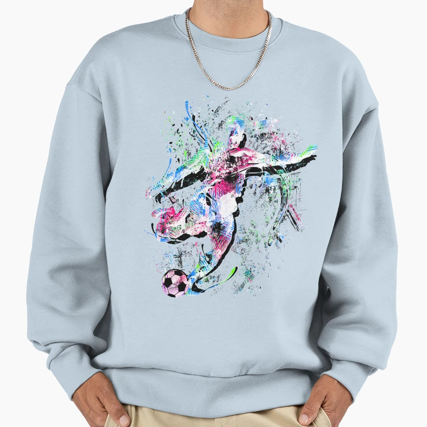 Soccer Goal Soccer Player Sweatshirt - Casual Everyday Wear Unisex - T-Shirt, Sweatshirt, Hoodie