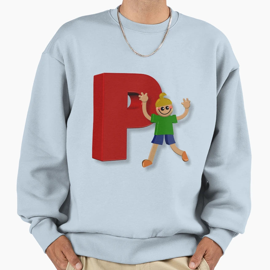 Letters Ywzm 12 Sweatshirt - Custom Art Print for Adults - T-Shirt, Sweatshirt, Hoodie
