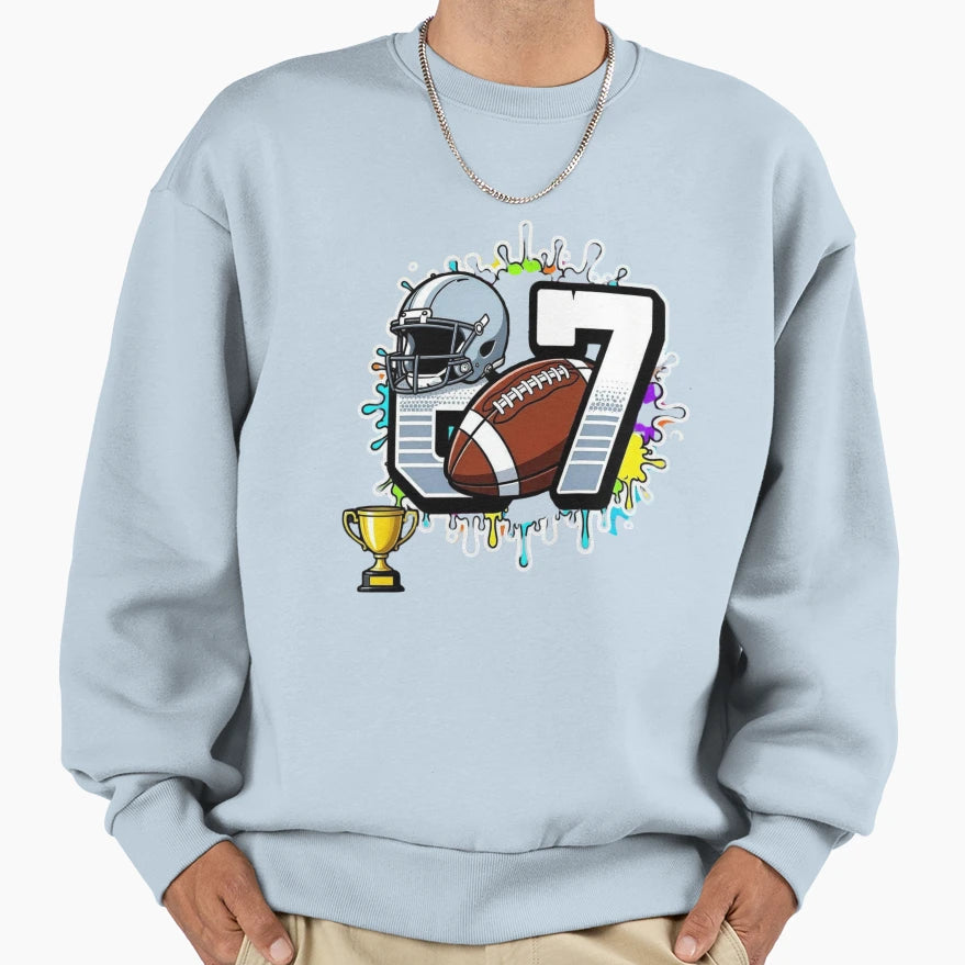 67 Football Six Seven 6 7 Meme 6 7 Sweatshirt - Novelty Apparel Men Women - T-Shirt, Sweatshirt, Hoodie