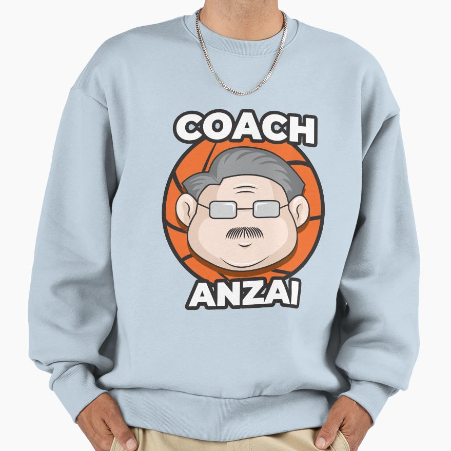 Coach Anzai Basketball Icon Sweatshirt - Minimalist Print Unisex - T-Shirt, Sweatshirt, Hoodie