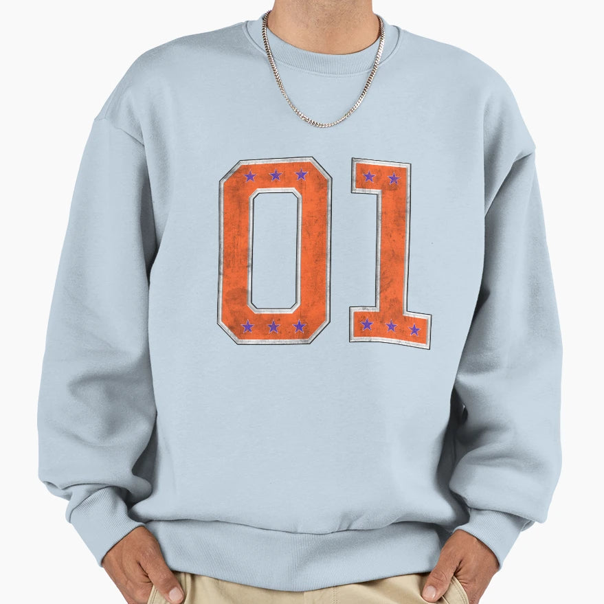 01 General Lee Sweatshirt - Aesthetic Graphic Men Women - T-Shirt, Sweatshirt, Hoodie