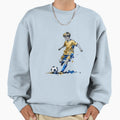 Golden Soccer Spirit Nordic Brush Sweatshirt - Custom Art Print for Adults - T-Shirt, Sweatshirt, Hoodie