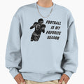 Football Is My Favorite Season Sweatshirt - Novelty Apparel for Adults - T-Shirt, Sweatshirt, Hoodie