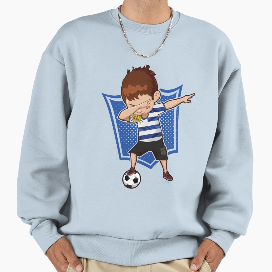 Football Soccer Dab Uruguay Sweatshirt - Trendy Graphic for Adults - T-Shirt, Sweatshirt, Hoodie