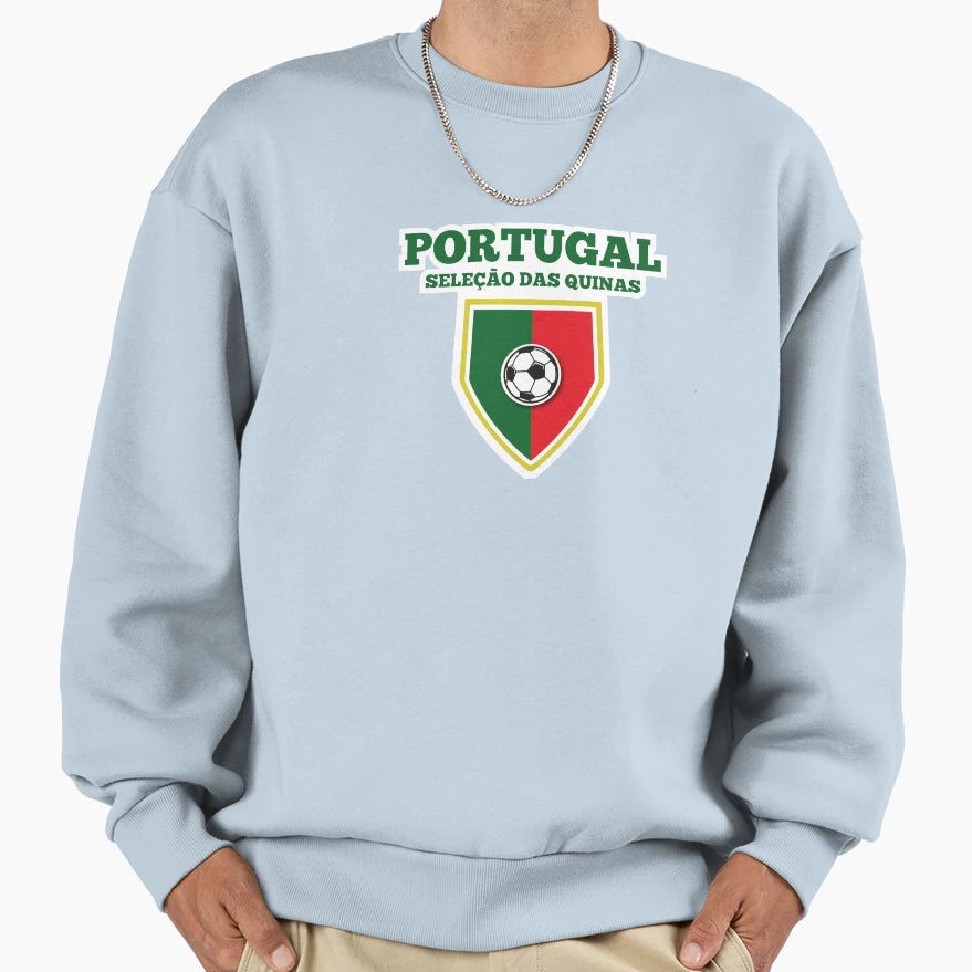 Portugal Futbol Sweatshirt - Custom Art Print Men Women - T-Shirt, Sweatshirt, Hoodie