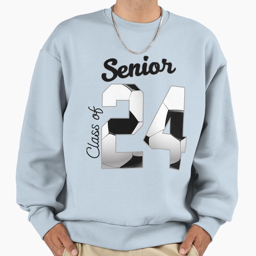 Senior Class 2024 High School Sweatshirt - Graphic Print for Adults - T-Shirt, Sweatshirt, Hoodie