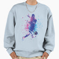 Football Player Sweatshirt - Graphic Print Unisex - T-Shirt, Sweatshirt, Hoodie